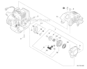 Part Location Diagram of A160001090 Echo Cover-Engine