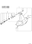 Page F Diagram and Parts List for 05006260 - 05007388 Echo Trimmer