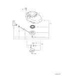 Page O Diagram and Parts List for S69811001001 - S69811999999 Echo Hedge Trimmer