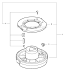 Cutting Heads - 2-Line Rapid Loader Head Diagram and Parts List for S59612001001-S59612022000 Echo Trimmer