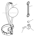 Srm Shoulder Harness Kit Diagram and Parts List for S67711001001-S67711999999 Echo Trimmer