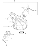 Part Location Diagram of 69900423433 Echo Shield Kit-Metal