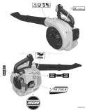 Page I Diagram and Parts List for P09212001001 - P09212999999 Echo Leaf Blower / Vacuum