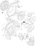 Part Location Diagram of P005000250 Shindaiwa Primer Pump Cover