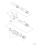 Part Location Diagram of E165000800 Echo Blower Tube