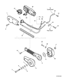 Part Location Diagram of C472000050 Echo Fixture-Trigger Bracket