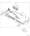 Page I Diagram and Parts List for 10001001-10999999 Echo Leaf Blower / Vacuum