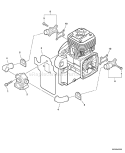 Page J Diagram and Parts List for P02212001001-P02212999999 Echo Leaf Blower / Vacuum