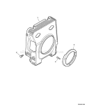 Page K Diagram and Parts List for P09912001001-P09912999999 Echo Leaf Blower / Vacuum