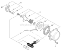 Starter Diagram and Parts List for P05311001001-P05311999999 Echo Leaf Blower / Vacuum