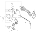 Tube Mount Throttle Control Diagram and Parts List for P05311001001-P05311999999 Echo Leaf Blower / Vacuum