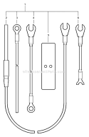 Part Location Diagram of 900500 Echo Static Protection Kit