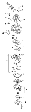 Part Location Diagram of 12310057730 Echo Repair Kit