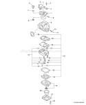 Part Location Diagram of P003000180 Echo Throttle Cable Bracket