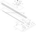 Main Pipe - Lower Diagram and Parts List for E04411001001-E04411999999 Echo Pole Saw