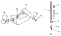 Page D Diagram and Parts List for 0017001 - 0039000 Echo Trimmer