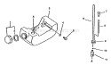 Page D Diagram and Parts List for 0039001 - 0083386 Echo Trimmer