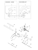 Page D Diagram and Parts List for Type 1E -After S/N 008043 Echo Trimmer