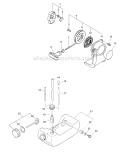 Page G Diagram and Parts List for Type 1E -After S/N 008043 Echo Trimmer