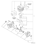 Page D Diagram and Parts List for 08467772 - 08999999 Echo Trimmer