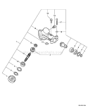 Page J Diagram and Parts List for 10001301 - 10999999 Echo Trimmer