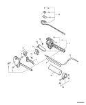 Page B Diagram and Parts List for 08002838 - 08017570 Echo Trimmer