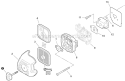 Page N Diagram and Parts List for S03912001001 - S03912999999 Echo Trimmer