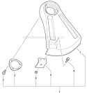 Page C Diagram and Parts List for S03912001001 - S03912999999 Echo Trimmer
