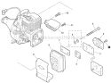 Page F Diagram and Parts List for S03912001001 - S03912999999 Echo Trimmer