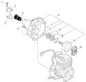 Page G Diagram and Parts List for S03912001001 - S03912999999 Echo Trimmer