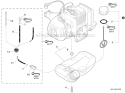 Page I Diagram and Parts List for S03912001001 - S03912999999 Echo Trimmer