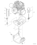 Page F Diagram and Parts List for 07001275 - 07999999 Echo Trimmer