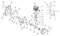 Part Location Diagram of 10020022331 Echo Crankcase Set