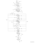 Page A Diagram and Parts List for 06002512 - 06999999 Echo Trimmer