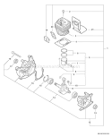 Page C Diagram and Parts List for 07001001 - 07001321 Echo Trimmer