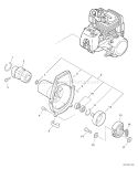 Page E Diagram and Parts List for 07001001 - 07001321 Echo Trimmer