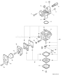 Page A Diagram and Parts List for S77911001001 - S77911999999 Echo Hedge Trimmer