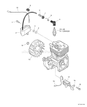 Page J Diagram and Parts List for S77911001001 - S77911999999 Echo Hedge Trimmer