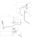 Blade Conversion - Handles, Throttle Control Diagram and Parts List for T42312001001-T42312999999 Echo Trimmer