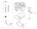 Fuel System Diagram and Parts List for T42512001001-T42512999999 Echo Trimmer