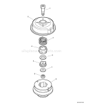 Page N Diagram and Parts List for S80913001001 - S80913999999 Echo Trimmer