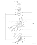Page A Diagram and Parts List for 36001001-36999999 Echo Engine