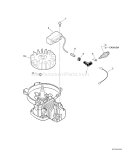 Page I Diagram and Parts List for E14013001001 - E14013999999 Echo Tiller