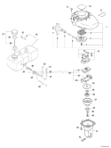 Page C Diagram and Parts List for 07001001 - 07999999 Echo Tiller