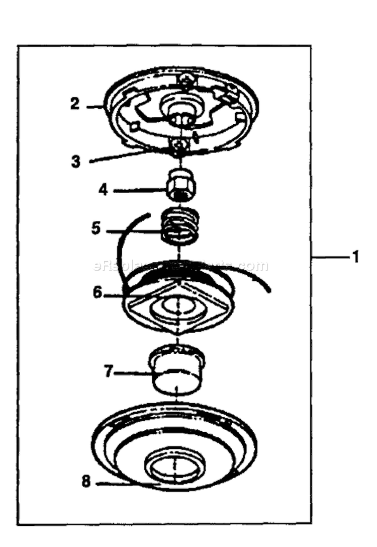 Page B Diagram and Parts List for After S/N 151955 Echo Trimmer