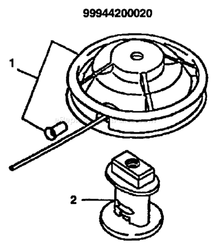 Page C Diagram and Parts List for After S/N 151955 Echo Trimmer