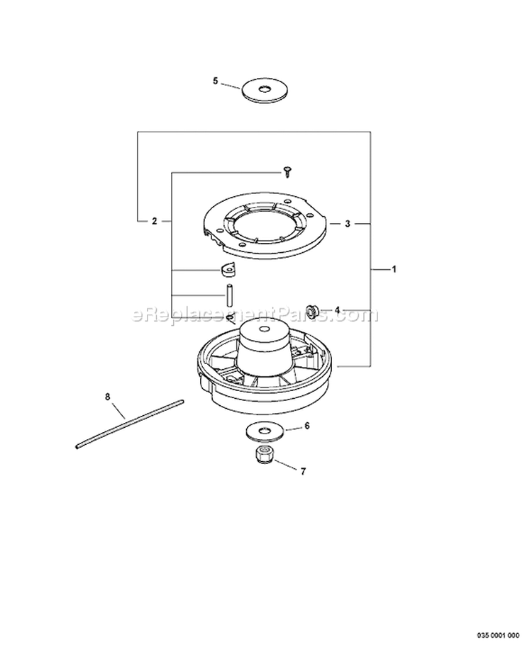 Page N Diagram and Parts List for 02001001 - 02999999 Echo Trimmer