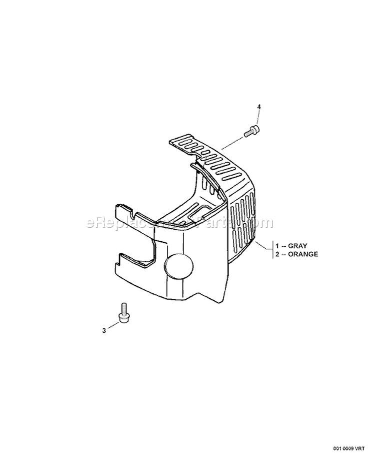 Page C Diagram and Parts List for S69811001001 - S69811999999 Echo Hedge Trimmer