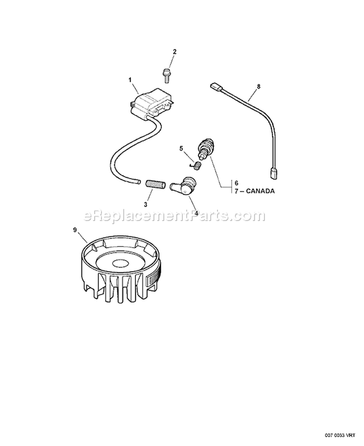 Page J Diagram and Parts List for S76812002378 - S76812999999 Echo Hedge Trimmer