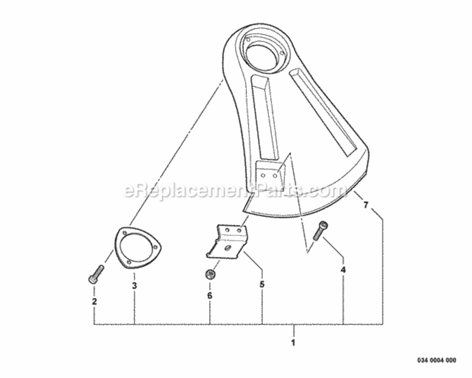 Debris_Shield_-_Plastic Diagram and Parts List for S86813012001 - S86813999999 Echo Trimmer